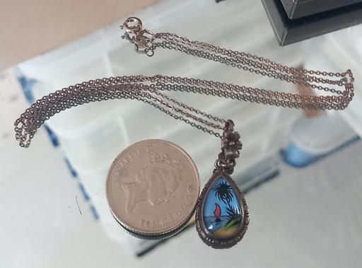 Buy & Sell Thatto Heath Saint Helens - Photos for antique thomas mott butterfly scene pendant