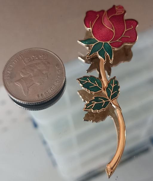 Buy & Sell Thatto Heath Saint Helens - Photos for Vintage cloisonne enamel flower brooch