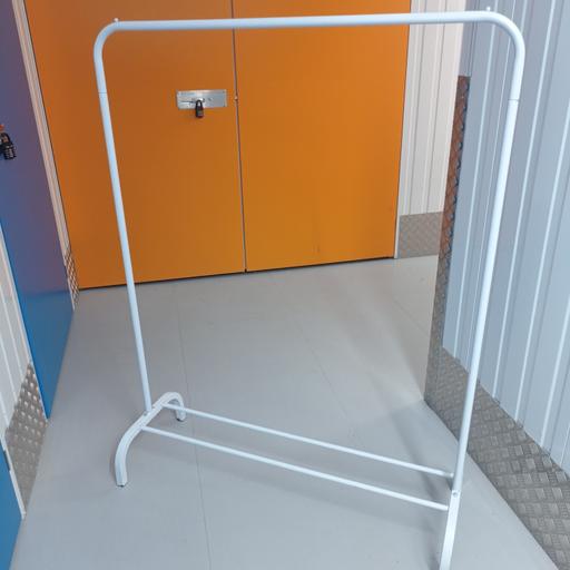 Buy & Sell Nine Elms South West London - Photos for White Hanging Clothes Rail with Shoes Rack