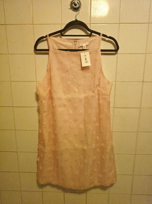 Buy & Sell Greenwich South East London - Photos for H&M Appliqued Mini Dress Powder Pink New