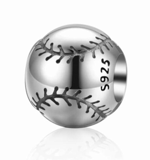 Buy & Sell Heaton Mersey Stockport - Photos for Silver Baseball ball Charm S925 fits Pandora