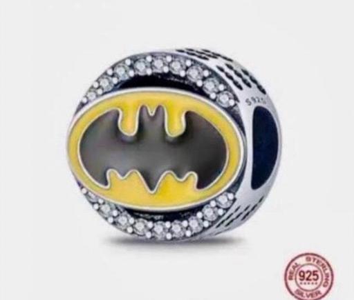 Buy & Sell Heaton Mersey Stockport - Photos for Silver Batman Charm S925 fits Pandora