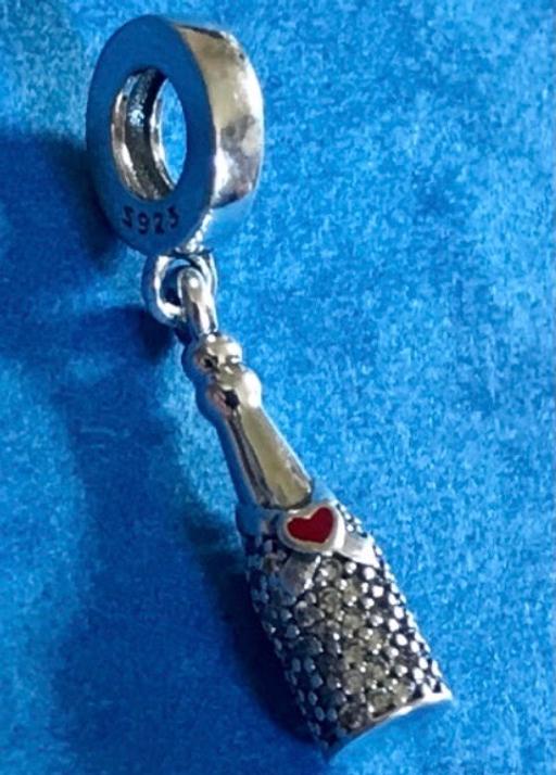 Buy & Sell Heaton Mersey Stockport - Photos for Silver Champagne Charm S925 fits Pandora