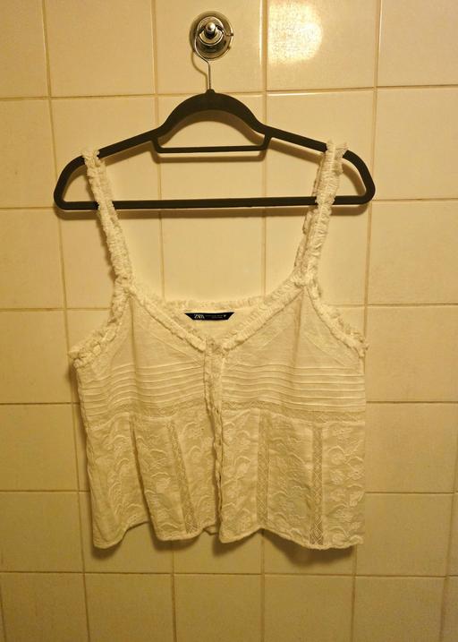 Buy & Sell Greenwich South East London - Photos for Zara Pintuck Crop Top Brand New With Tags