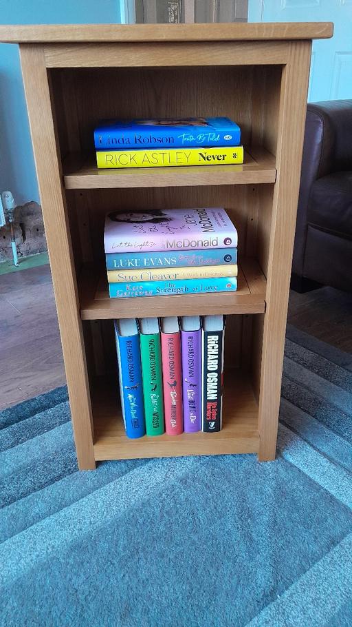Buy & Sell Halesowen Dudley - Photos for Narrow Oak Bookcase with Adjustable Shelves
