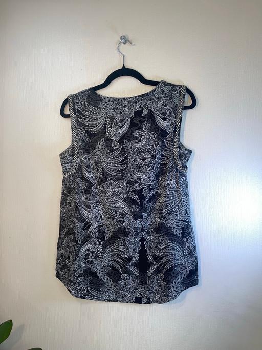 Buy & Sell Cross Green Leeds - Photos for Paisley Blouse Studded Trim UK 10 👚