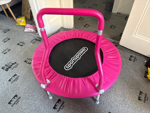 Buy & Sell Newham East London - Photos for Sportspower 3ft Junior Trampoline - Pink