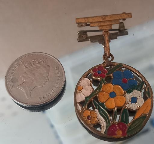 Buy & Sell Thatto Heath Saint Helens - Photos for Antique cold painted flower brooch