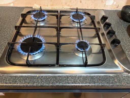 Buy & Sell West Bromwich Sandwell - Photos for 4 burner stainless steel gas hob