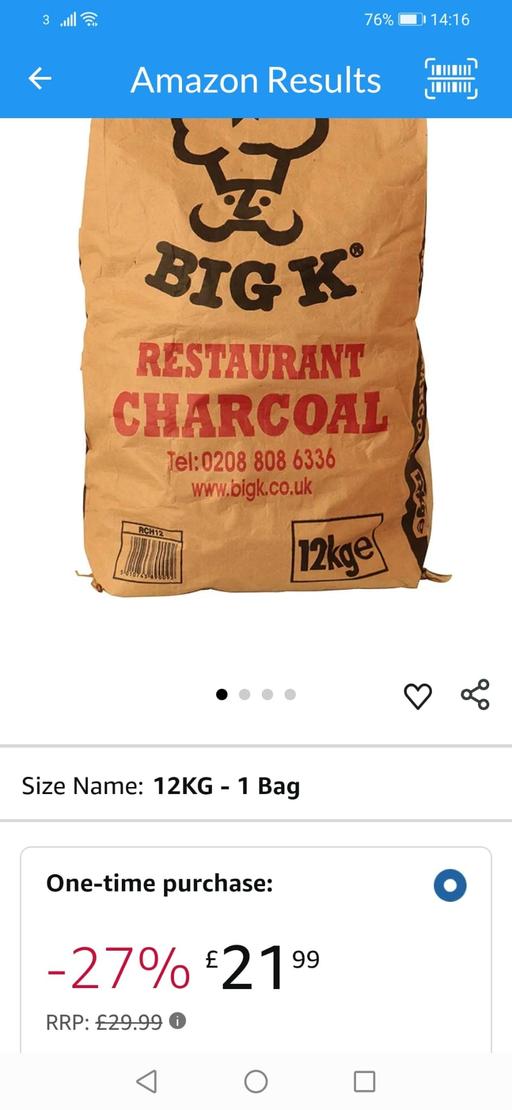 Buy & Sell Heath Town Wolverhampton - Photos for 12 KG Barbaque restaurant quality charcoal