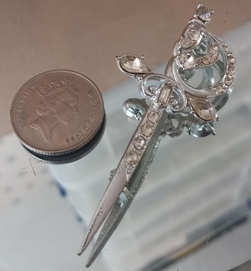 Buy & Sell Thatto Heath Saint Helens - Photos for Silver plated gemstone sword brooch