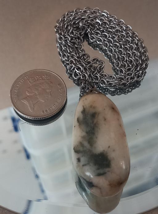 Buy & Sell Thatto Heath Saint Helens - Photos for Large heavy semi precious pendant & chain