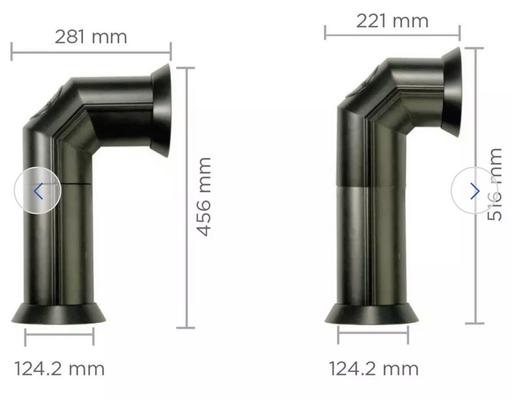 Buy & Sell Gretton North Northamptonshire - Photos for Dimplex Electric Stove Pipe Kit - Black