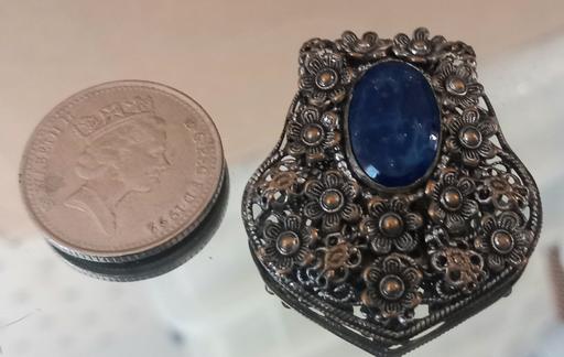 Buy & Sell Thatto Heath Saint Helens - Photos for Large antique czech lapis lazuli dress clip