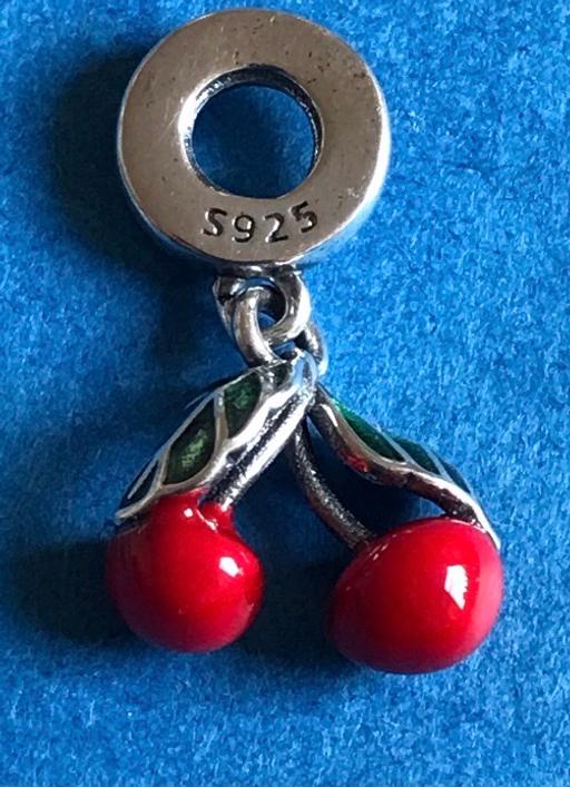 Buy & Sell Didsbury Manchester - Photos for Silver Cherry Cherries Charm S925 fit Pandora