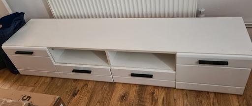Buy & Sell Slough Town Centre Slough - Photos for White TV stand/cabinet