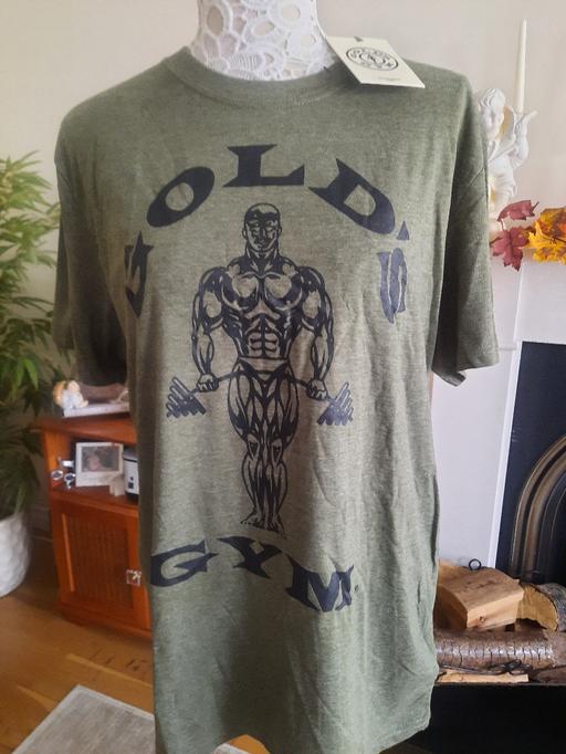 Buy & Sell Cloughey Ards and North Down - Photos for Men's T-shirt Gold's gym new with tags