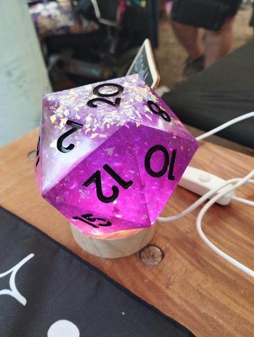 Buy & Sell Plaistow East London - Photos for custom resin D20 night light