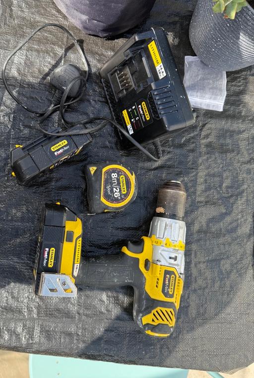 Buy & Sell Greenford Ealing - Photos for Stanley Fatmax Drill and tape measure