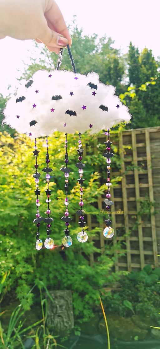 Buy & Sell Wylde Green Birmingham - Photos for 🦇Starry Night Bats Cloud Amethyst Suncatcher