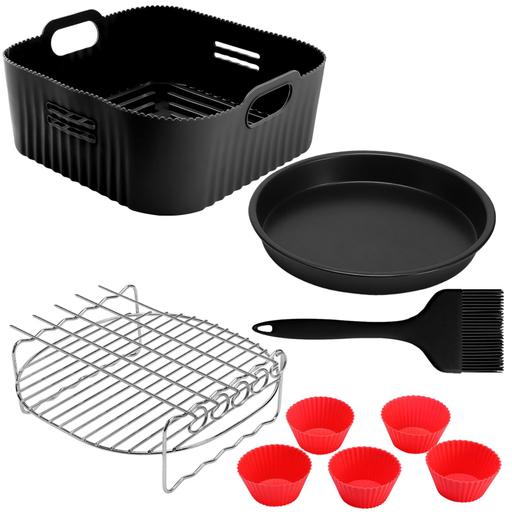 Buy & Sell Mickleover Derby - Photos for 23cm Silicone Air Fryer Liner & 5 Accessories