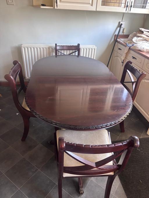 Buy & Sell Westwood Business Park Coventry - Photos for Dark wood table and chairs