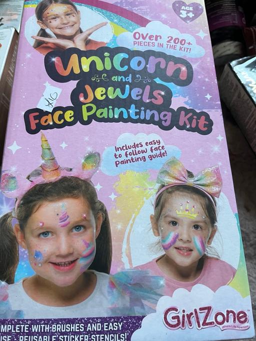 Buy & Sell Wednesfield Wolverhampton - Photos for Huge unicorn face painting bundle brush jewel