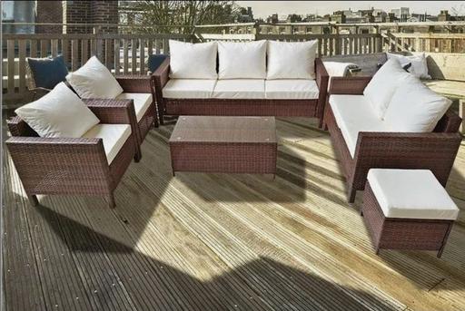 Buy & Sell Ladybarn Manchester - Photos for 6-PIECE GREENWICH RATTAN SET, 8 SEATER