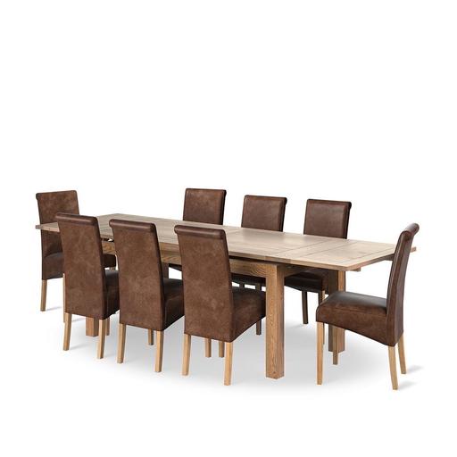 Buy & Sell Ashill Breckland - Photos for Oak Furniture Land Dining Table and 8 Chairs