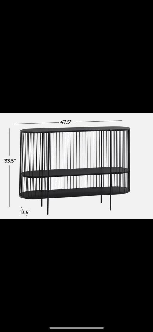 Buy & Sell Northfield Birmingham - Photos for Litton Lane Oval Metal Console Table-2 Shelf