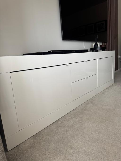 Buy & Sell Rowley Regis Sandwell - Photos for White High Gloss Sideboard