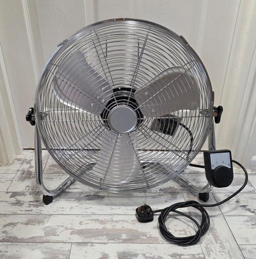 Buy & Sell Rotherhithe South East London - Photos for 16in Chrome Floor Fan