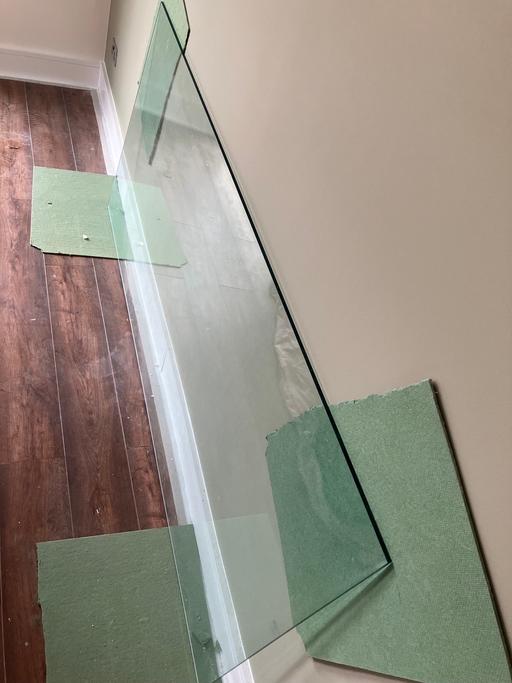 Buy & Sell Hoddesdon Broxbourne - Photos for Glass Panel 220X93cm with D Type Clamps