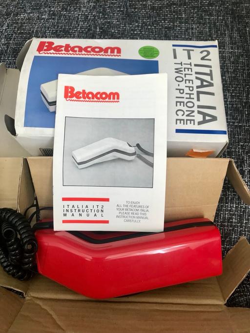 Buy & Sell Smethwick Sandwell - Photos for Betacom IT2 Italia Telephone - Red