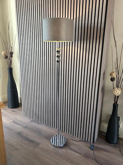 Buy & Sell Dudley Port Sandwell - Photos for Beige suede floor lamp