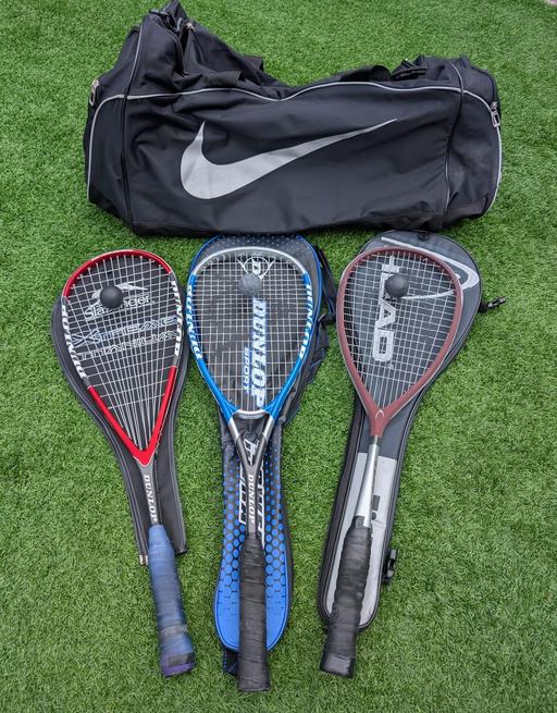 Buy & Sell Droylsden Tameside - Photos for 3 Squash Rackets with Covers and Nike Bag