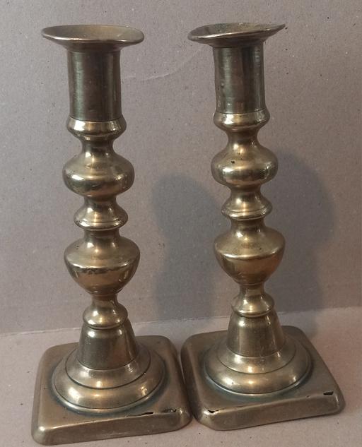 Buy & Sell Thatto Heath Saint Helens - Photos for Antique Victorian matching brass candlesticks