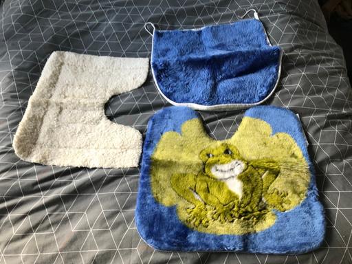 Buy & Sell Edgbaston Birmingham - Photos for Frog Toilet Mat & Seat Cover + Mat - New