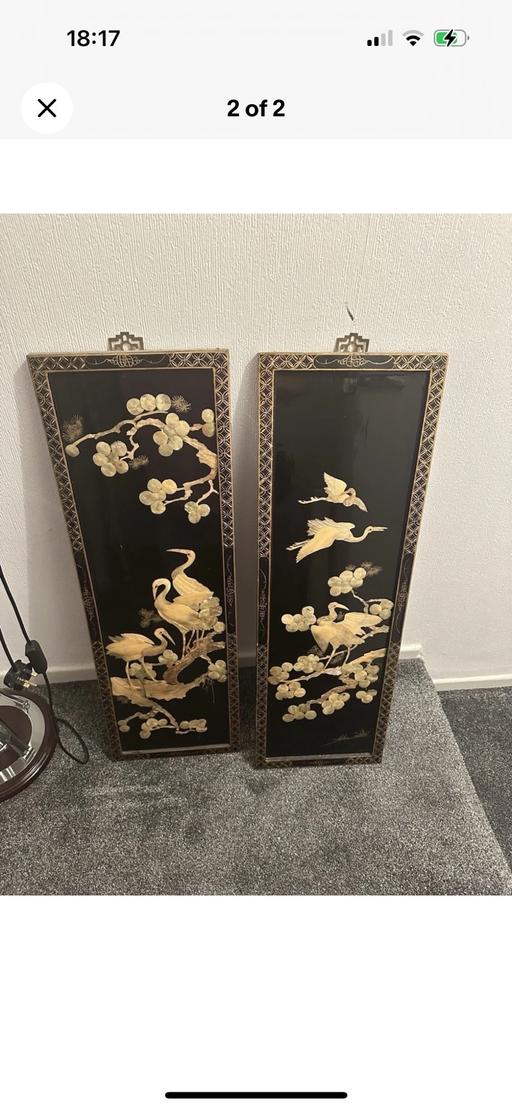 Buy & Sell Stockport Town Centre Stockport - Photos for Oriental wall hanging plaque x4