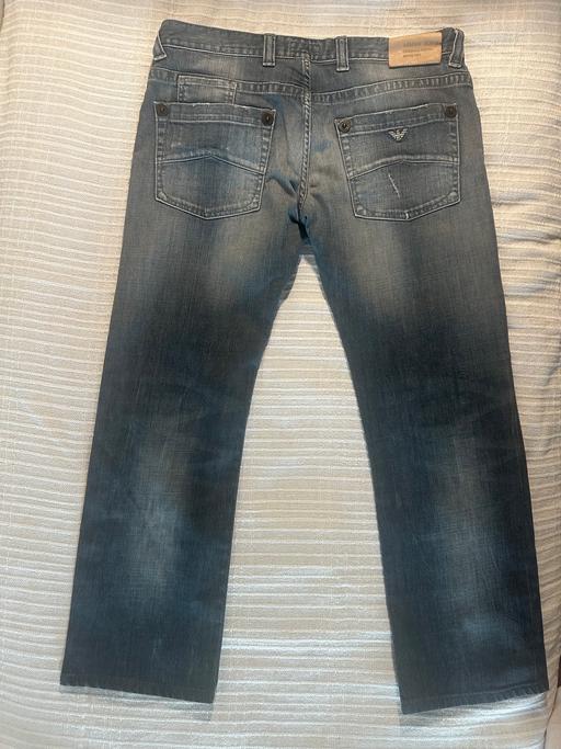 Buy & Sell Rush Green Barking and Dagenham - Photos for Armani Jeans blue denim mens(34)slim straight