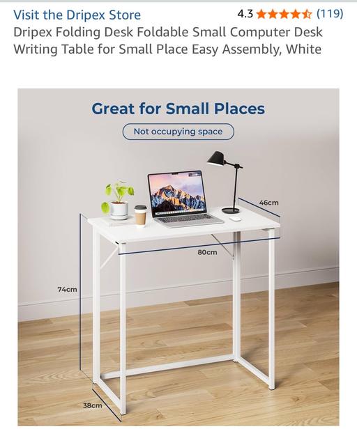 Buy & Sell Hampstead North West London - Photos for Small foldable desk, like new
