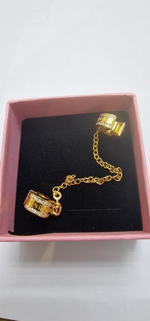 Buy & Sell Romford Havering - Photos for Pandora Logo Safety Chain Clip Charm14k gold