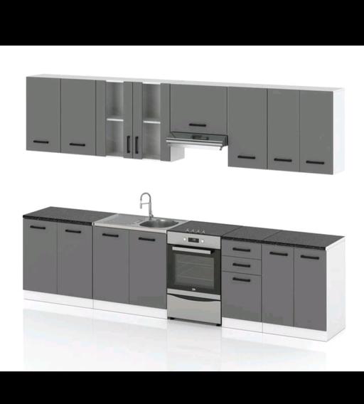 Buy & Sell Harpurhey Manchester - Photos for Modern Kitchen Cabinet Set 3.2m - Graphite