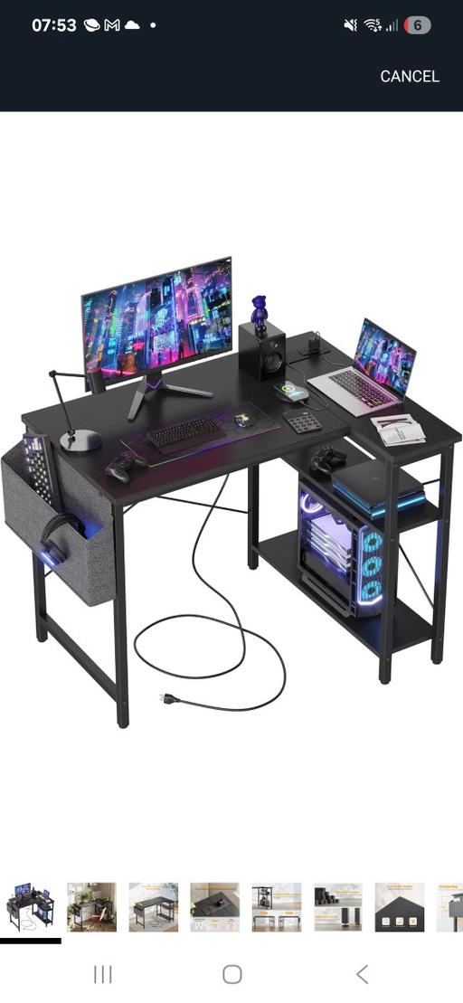 Buy & Sell North End South East London - Photos for black desk