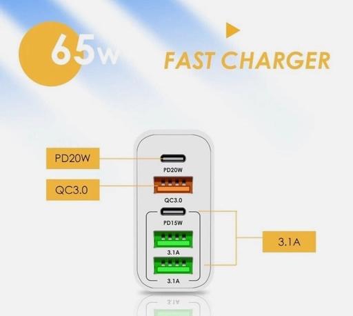 Buy & Sell West Hackney North London - Photos for USB-C PD Type C Charger UK Plug 65W