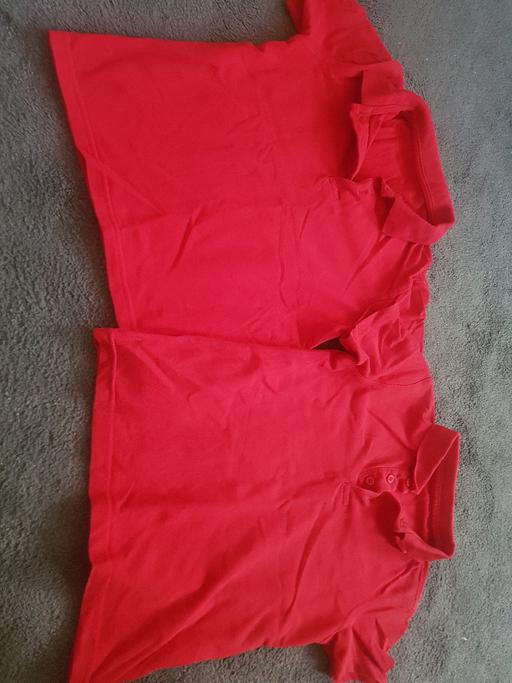 Buy & Sell Longley Sheffield - Photos for 2 red school polos age 6 to 7 years