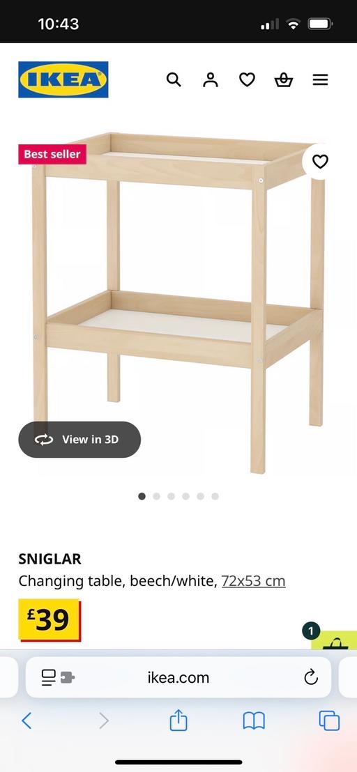 Buy & Sell Stoke Hill Exeter - Photos for IKEA sniglar changing table