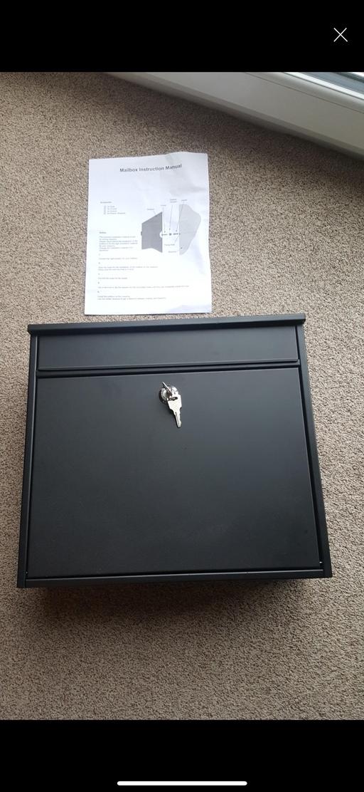 Buy & Sell Harborne Birmingham - Photos for Brand new black galvanised lockable mailbox