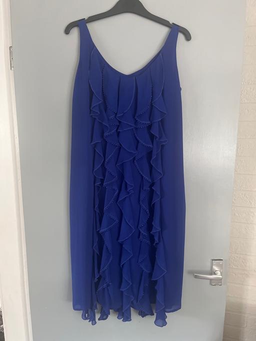 Buy & Sell Cadeby Doncaster - Photos for Stunning ruffle royal blue dress size 14