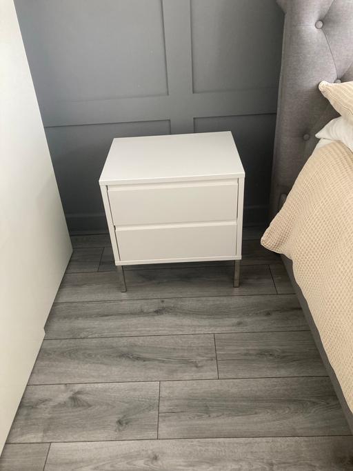 Buy & Sell Donnington Telford and Wrekin - Photos for White gloss bedside table x2 £60 each